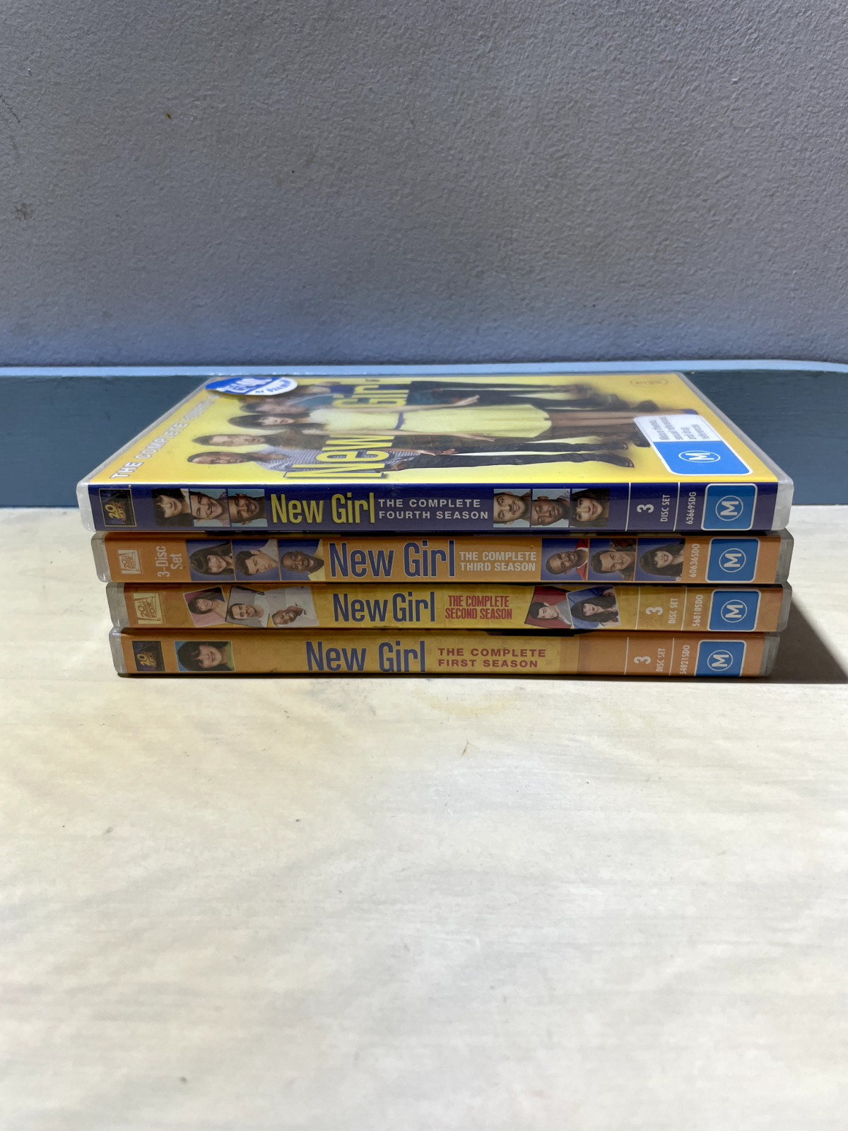 New Girl The Complete Seasons 1-4 DVD Bundle