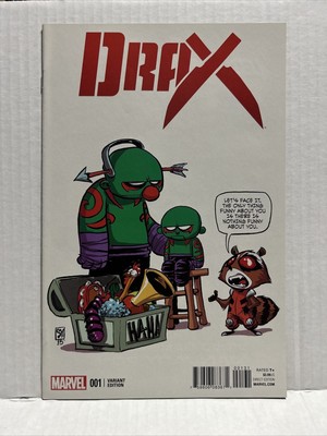 Drax #1 Skottie Young Marvel Babies Variant 2015 Rocket Raccoon
