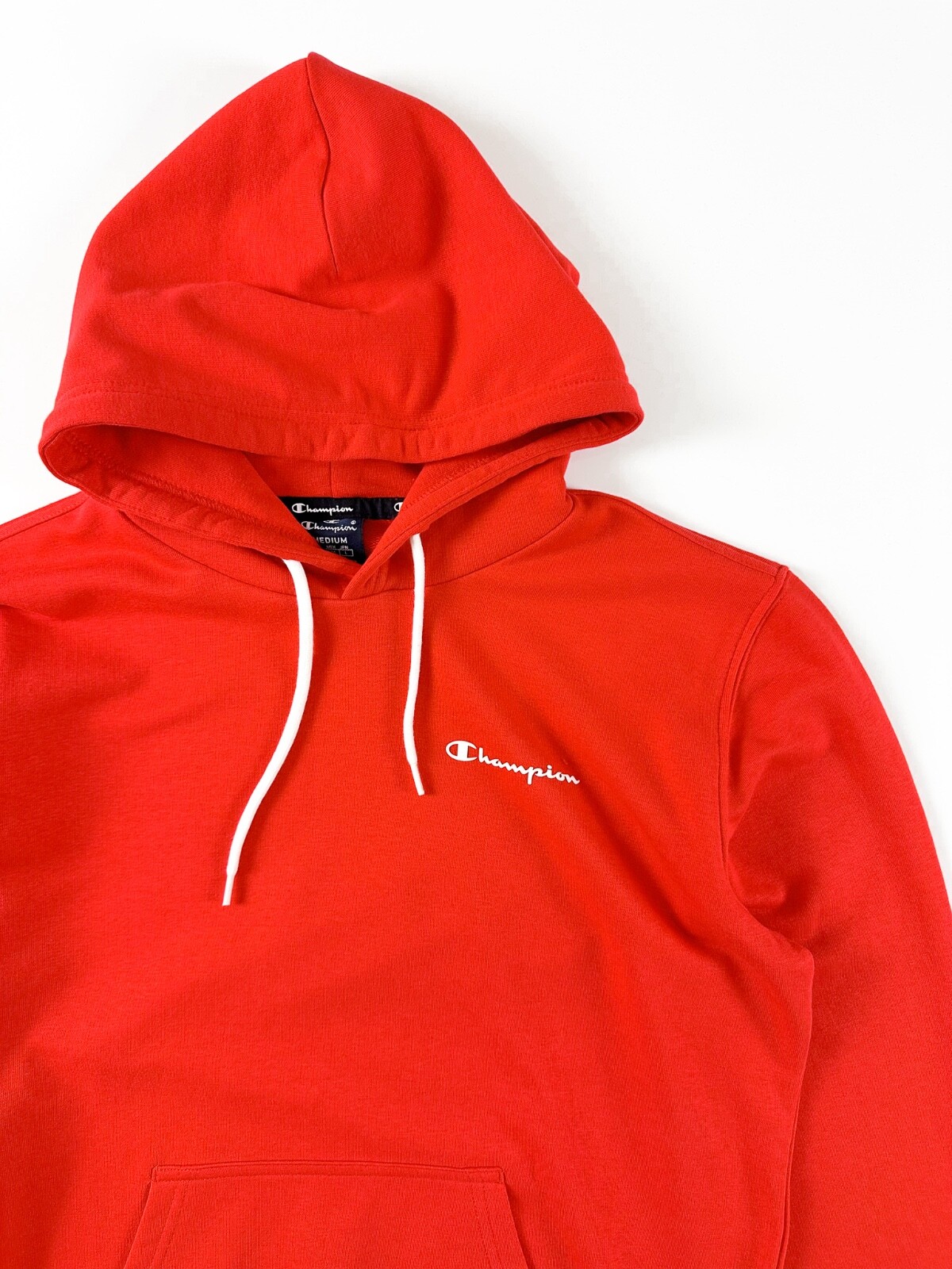 Champion Men's Pullover Hoodie Small Logo Red Comfort Fit Fleece 214149 |  eBay