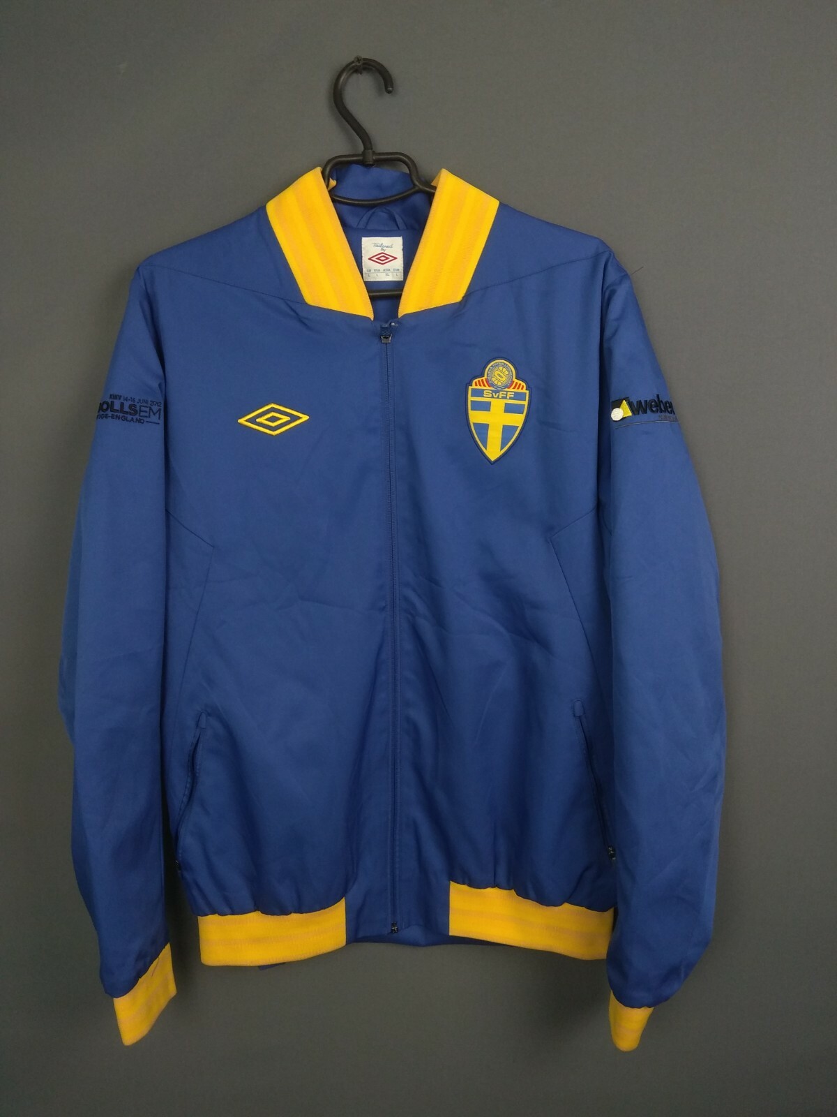 ウェア M wind and sea umbro soccer Umbro Vintage Jersey Long Sleeve Football shirt #5 Green