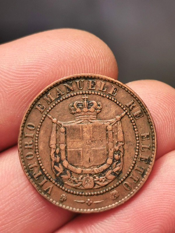 Italie-Toscane , 5 Centesimi 1859 ! 5,05 G