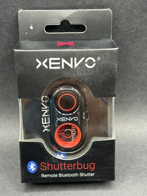 X001717AZF Xenvo Shutterbug Remote Bluetooth Shutter Red for Android and iOS