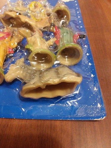 Miniature Nativity Set 8-pc Scene Plastic Jesus Mary Joseph Wise Men