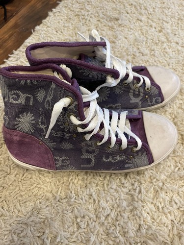 ugg higtops purple sz 4 | eBay