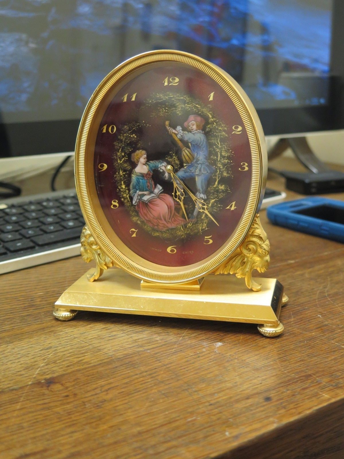 Enamel Clock