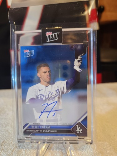 topps now フレディ・フリーマン Freddie Freeman 498 5) 2023 Topps Now Freddie Freeman #498 RECORDS 2,000 HIT MLB