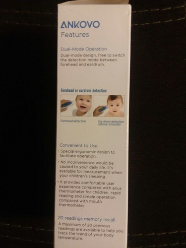 ANKOVO Infared Thermometer for Fever Digital Medical New in box