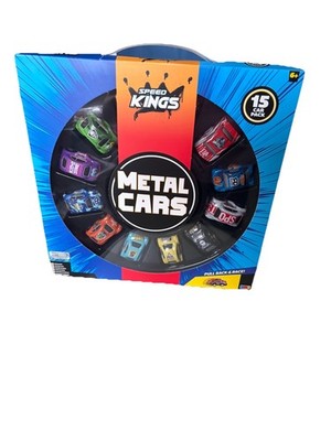 Speed kings 15 pack of metal pull back stunt cars.