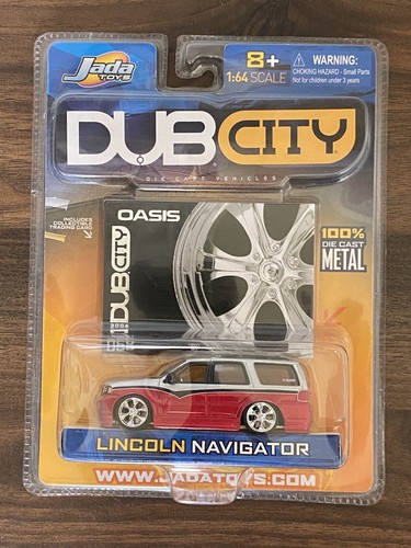 ミニカー jada 1/18 LINCOLN NAVIGATOR DUB CITY Jada Toys Dub City #068 Lincoln Navigator Red 215C