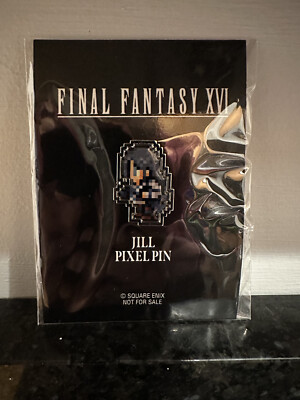 PAX East 2024 Final Fantasy 16 XVI FF16 Jill Pixel Pin Panel Exclusive Sealed