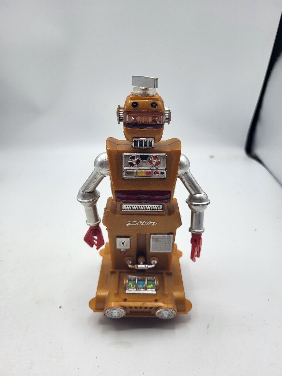 Vintage 1968 Ideal Zeroids Zobor Space Robot 1960s Toy Action Figure AS IS Vintage 1968 Ideal Zeroids Zobor Space Robot 1960s Toy Action Figure AS IS