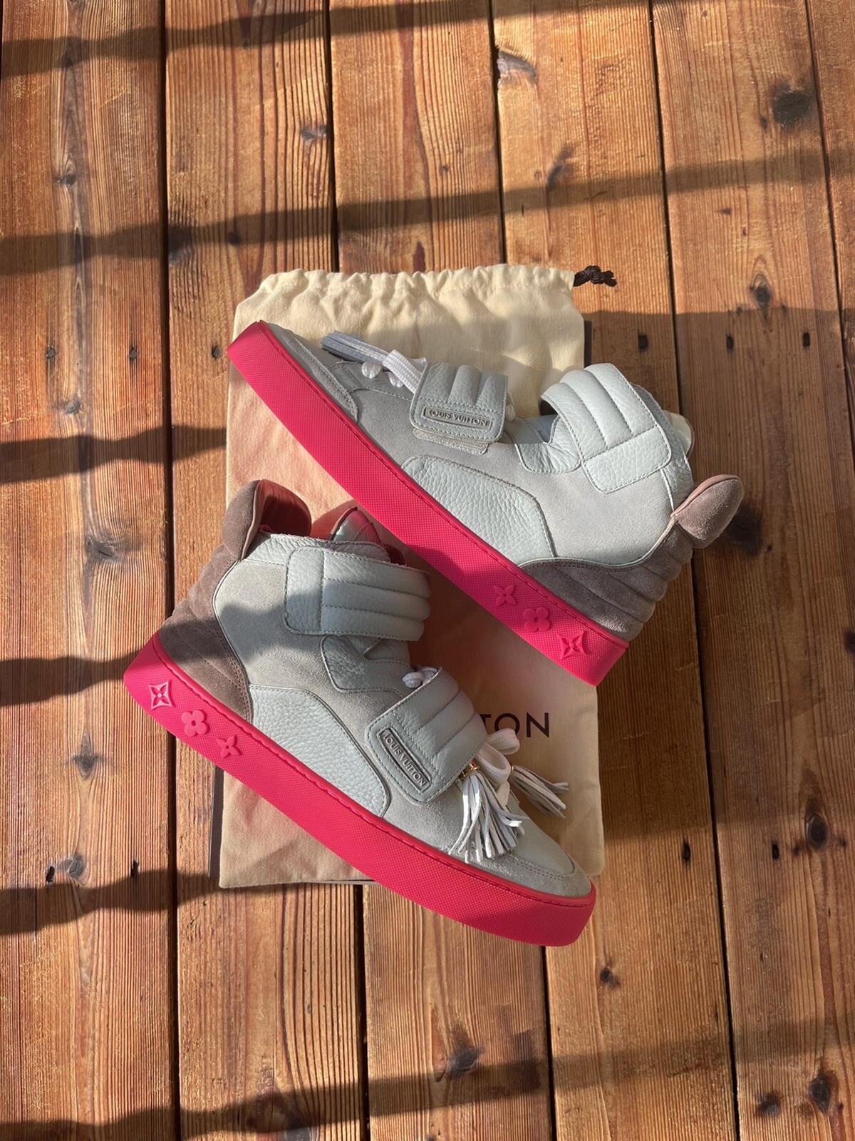 Size 8 - Louis Vuitton Jasper x Kanye West Patchwork 2009 | eBay Size 8 - Louis Vuitton Jasper x Kanye West Patchwork 2009 | eBay