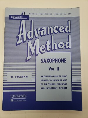 Rubank Advanced Method - Saxophone Vol. 2