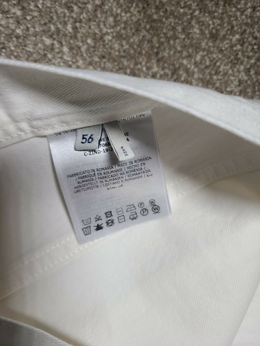 Pre-owned Moncler $399  White Cotton Denim Jeans Slim Mens Eu 56/40r