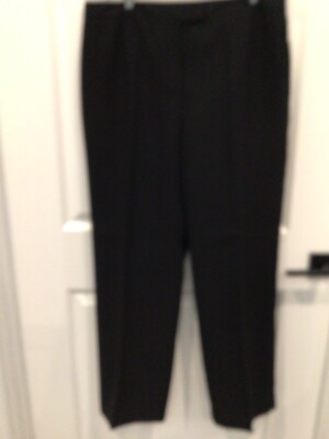 NWOT Jones wear women s 14 black dress pants fully lined button snap zip front