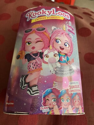 KOOKYLOOS Glitter Glam series – surprise collectible doll with 3 Different Faces