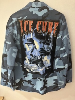 Vintage Blue Army Fatigue Custom Ice cube Size XL