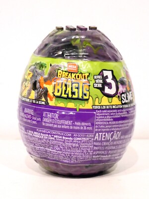 Mega Construx Breakout Beasts Series 3  Slime Mystery Egg Toy NEW