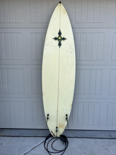 チャーリースミス　サーフボードた中古　6'0 6'5” 1980's Charlie Smith Design Surfboard with Carbon Fins