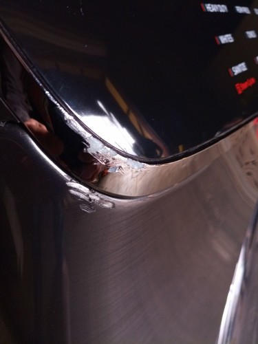 Damaged Samsung WV60M9900AV/A5 6.0 cu. ft. FlexWash Washer Black Stainless