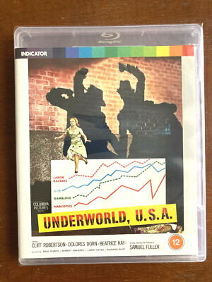 UNDERWORLD U.S.A. (Region-Free Blu-Ray) Indicator Sam Fuller Film Noir - NEW!