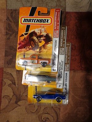 3 MATCHBOX  HERITAGE CLASSICS  # 7 & 8  OUTDOOR SPORTSMAN # 92 NIP