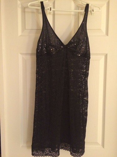 Victorias Secret DREAM ANGELS SATIN & LACE RINGS SEXY SLIP DRESS Gown NWT M  | eBay