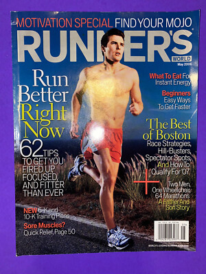 Runner s World Magazine Running Jogging Exercise May 2006 Run Better Right Now