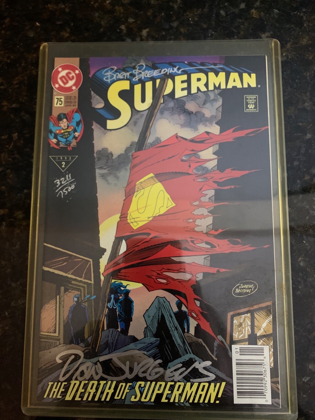 DC - 値下げします‼︎Death of Superman DC COMIC DC Comics SIGNED The Death of Superman Comic Book | eBay