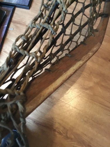 Vintage Antique 50 +Inch Long Wooden Lacrosse Stick