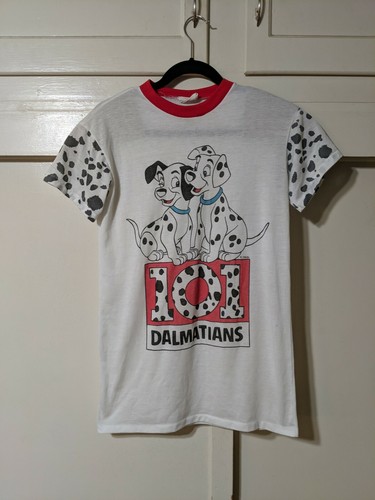 DISNEY VINTAGE 101 DOGS BIG PRINT Tシャツ Vintage 101 Dalmatians 90s Tokyo Disneyland Resort Full