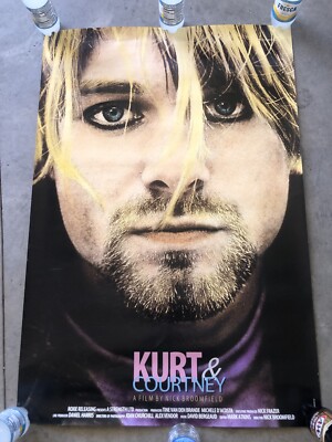 ORIGINAL MOVE POSTER KURT & COURTNEY  98 super Kurt Coa in Portrait Nice