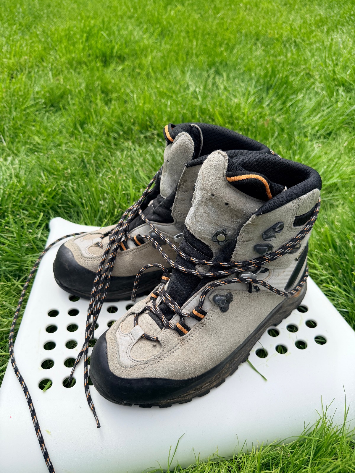 Lowa Cevedale Gtx Ws Waterproof Mountaineering Boots Grey Size Uk 5 Eu 38