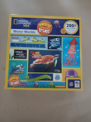 The Jigsaw Puzzle Factory National Geographic Kids 200pc Water Worlds