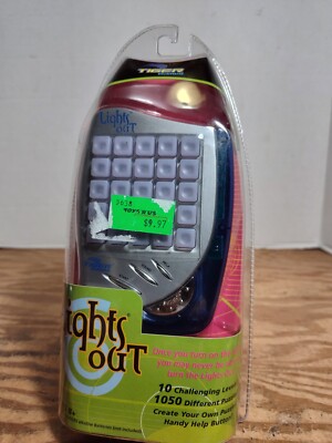 Vintage 2002 Tiger Games Lights Out Electronic Game - New in sealed Package