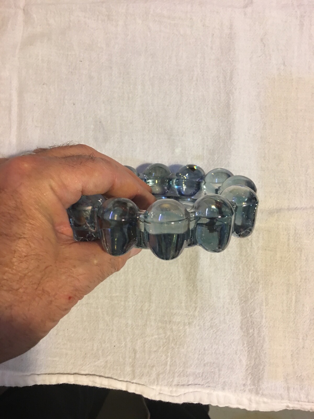 Vintage Boobie Glass Mid Century 12 Ball Bubbles 5