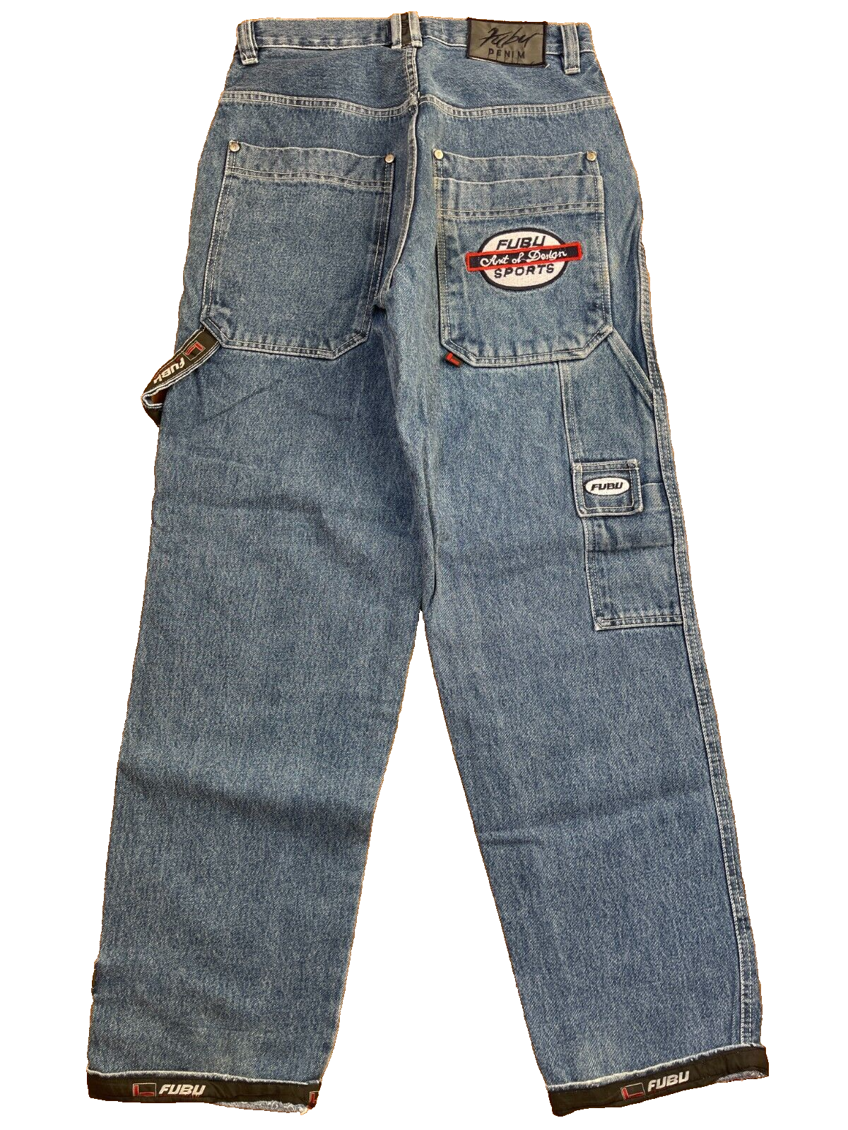 パンツ FUBU Original Baggy Denim FUBU jeans, vintage baggy jeans, 90s hip hop, 1990s, skater