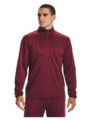 

Мужская бордовая толстовка с длинным рукавом и молнией на четверть UNDER ARMOR, Burgundy, 1357145