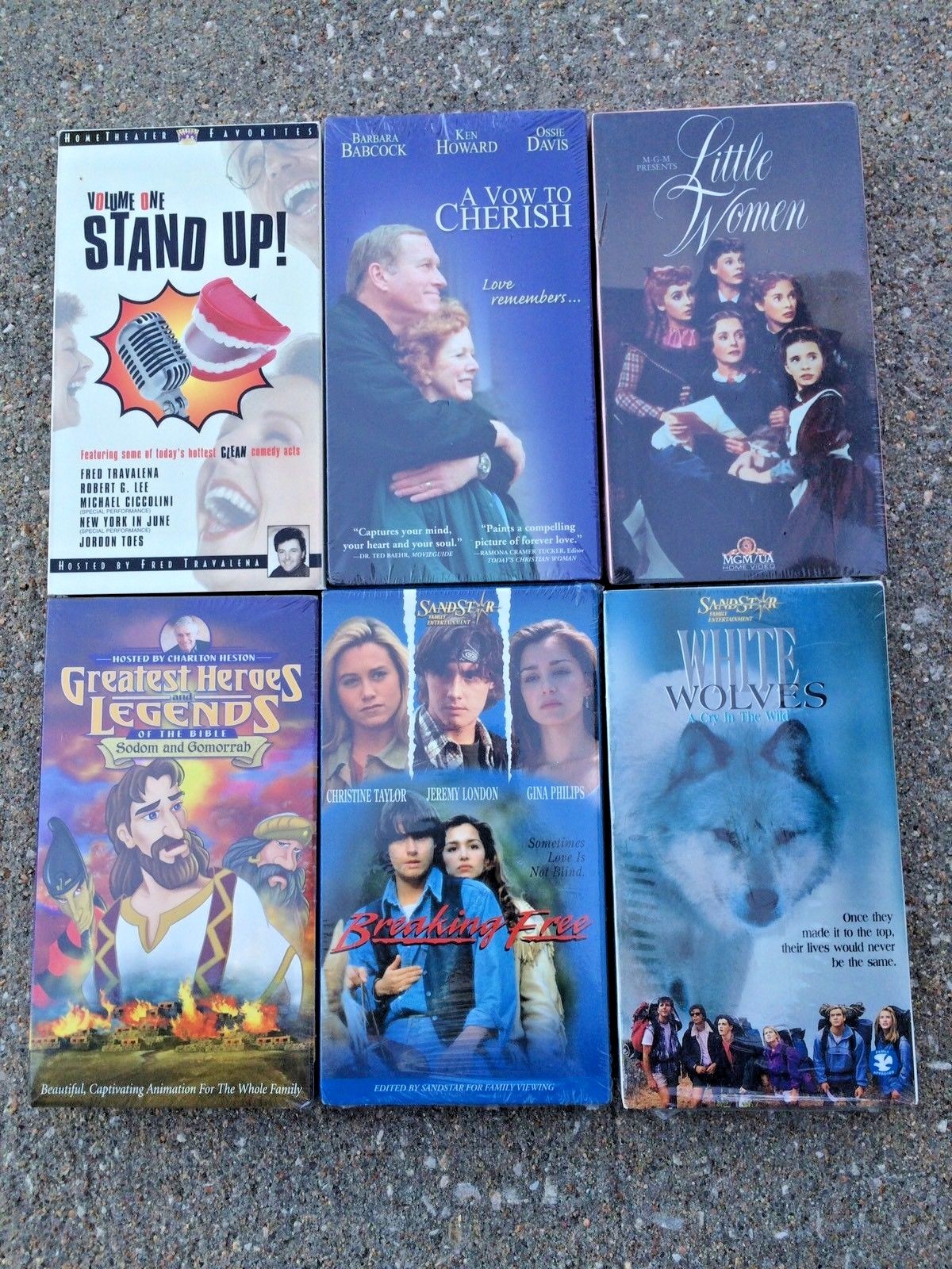 VHS Movie Lot Feature Films For Family New Sealed 20 Lot Video Cassette Tapes