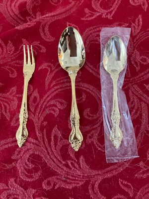 gold plated flatware serving set
