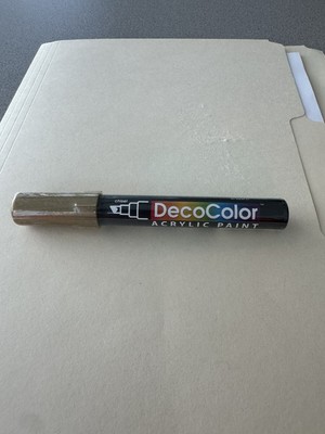 Marvy Uchida Decocolor Acrylic Paint Marker Gold 315-S Brand New