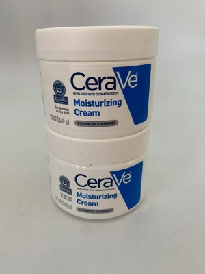 Broken Seal 2 Pack Cerave Moisturizing Cream 12 oz For Normal to dry Skin