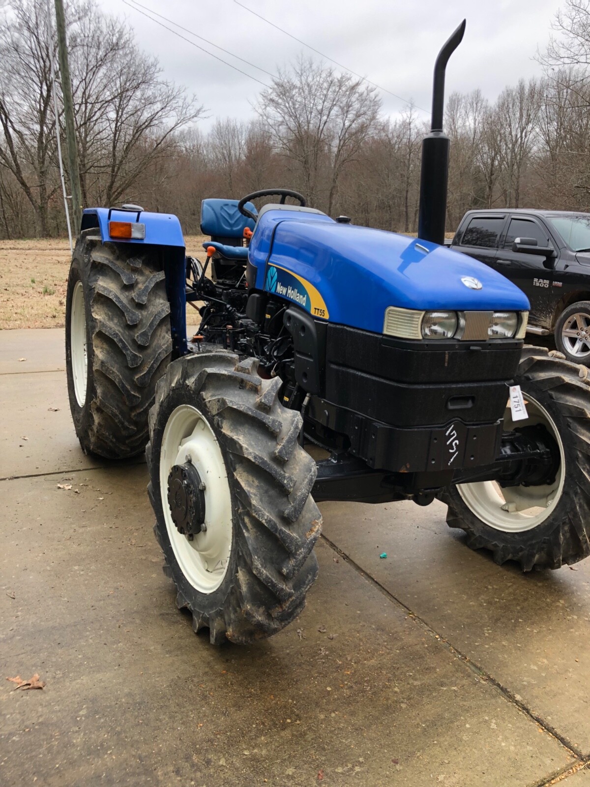 New Holland TT 55 4x4 diesel tractor with 5 hours