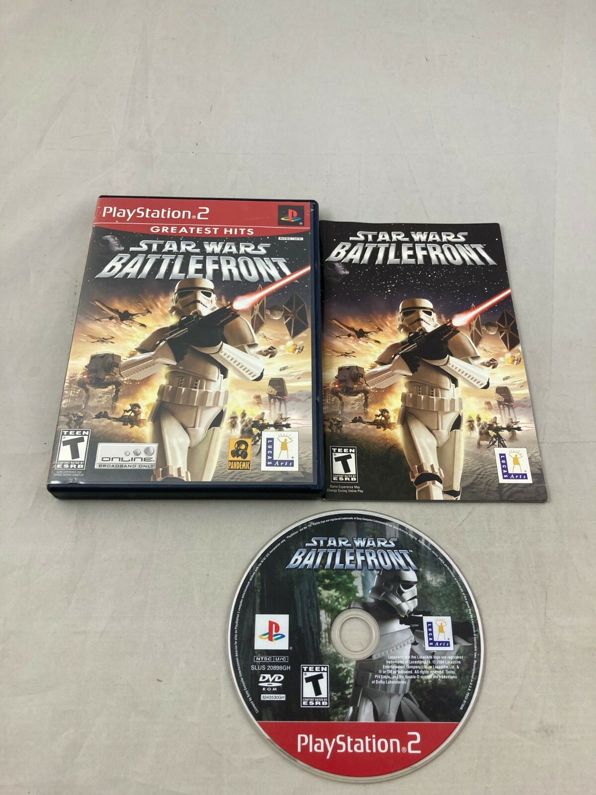 Star Wars Battlefront Ii Greatest Hits Complete In Case Sony Playstation 2 Ebay