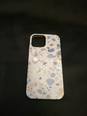 Onn White Terrazzo Phone Case IPhone 13 And 12 Pro Max