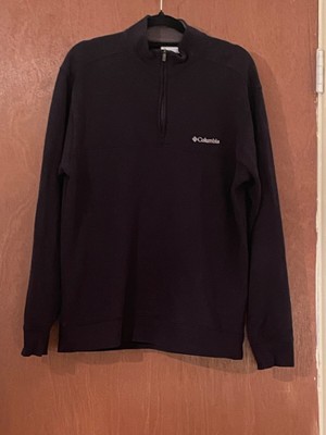 EUC Columbia black half zip sweatshirt with pockets Size Small, S