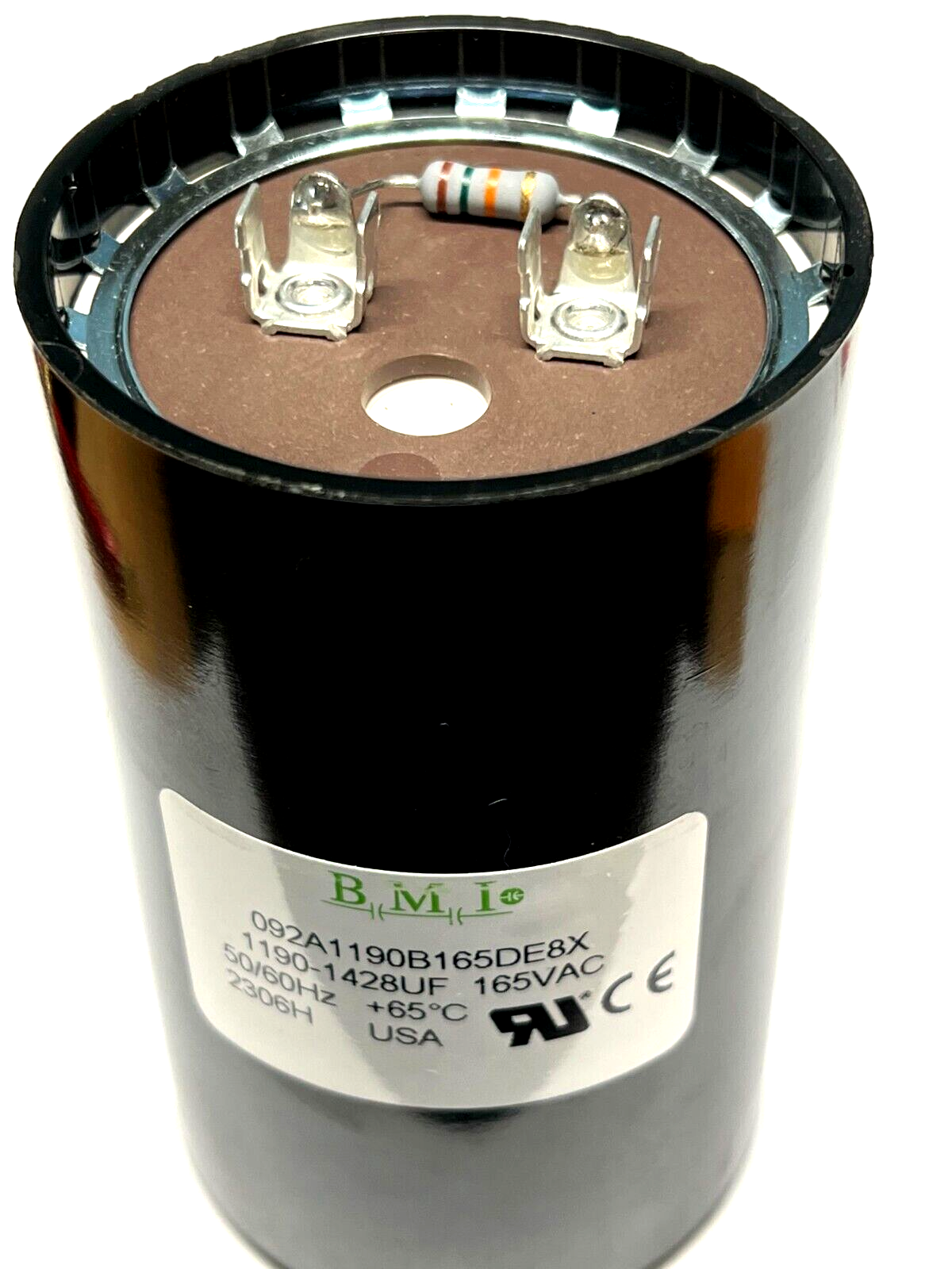 Leeson 003049.08 1190 UF MFD 165VAC BMI Starting Capacitor 092A1190B165DE8X USA Leeson 003049.08 1190 UF MFD 165VAC BMI Starting Capacitor 092A1190B165DE8X USA