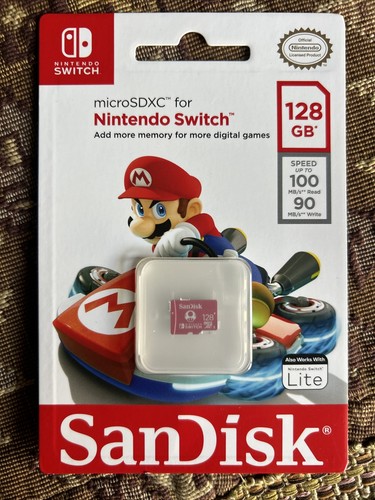MEMORY CARD NINTENDO SWITCH SanDisk MicroSDXC 128GB