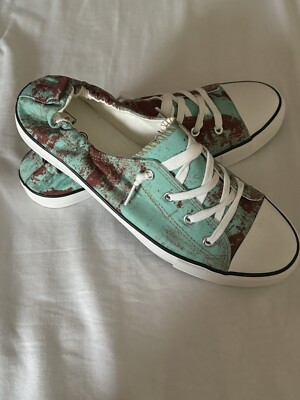 Everglades Rust Turq Shoes