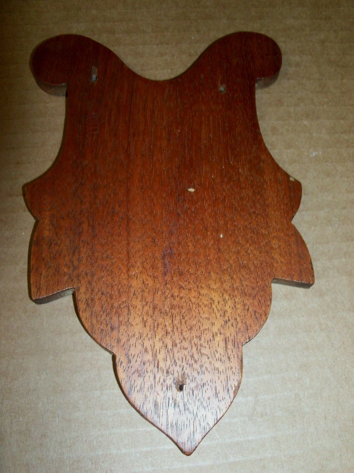 ANTIQUE VICTORIAN CARVED WOOD OAK APPLIQUE FURNITURE PEDIMENT DRESSER SALVAGE